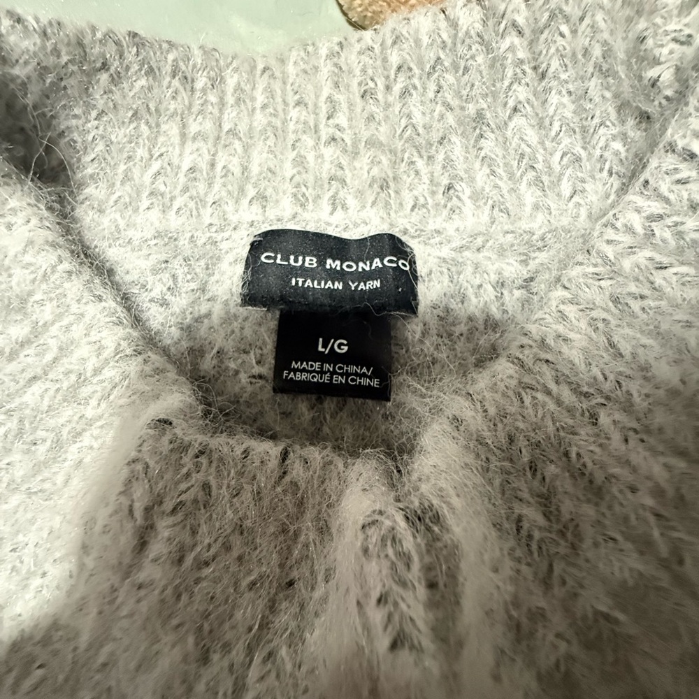 Club Monaco Light Gray Women's Sweater